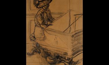 Walter Sickert, Study for 'Tipperary', 1914 © Ashmolean Museum, Presented by the Christopher Sands Trust, WA2001.37