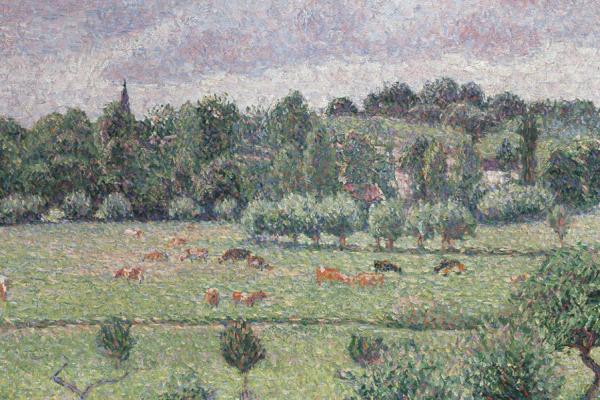 View from my Window by Camille Pissarro (1830–1903) detail