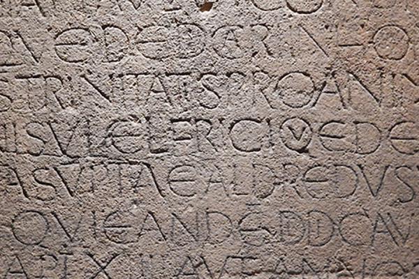 the odda stone at the ashmolean museum