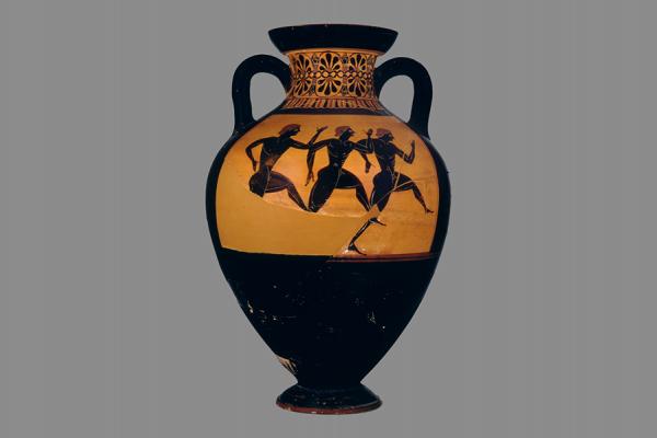 panathenaic runners amphora at the ashmolean museum