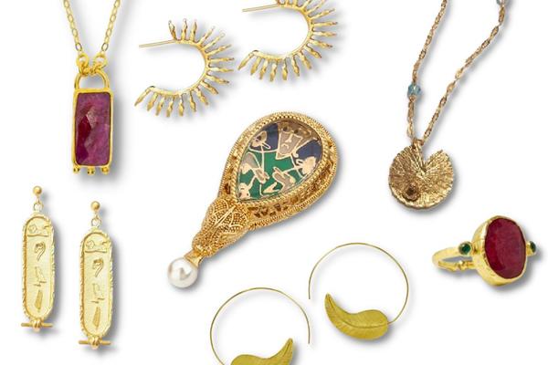 An array of jewellery for Christmas