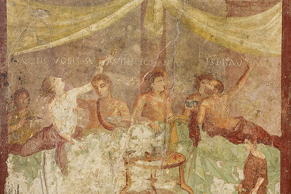 Last Supper In Pompeii Ashmolean Museum