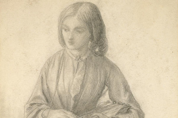 Drawing by Rossetti of Elizabeth Siddal