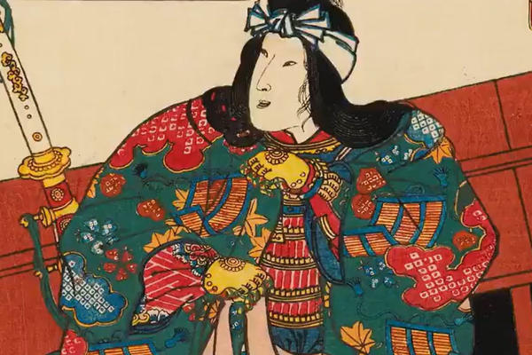 Female Samurai Warrior print from a 1-minute video