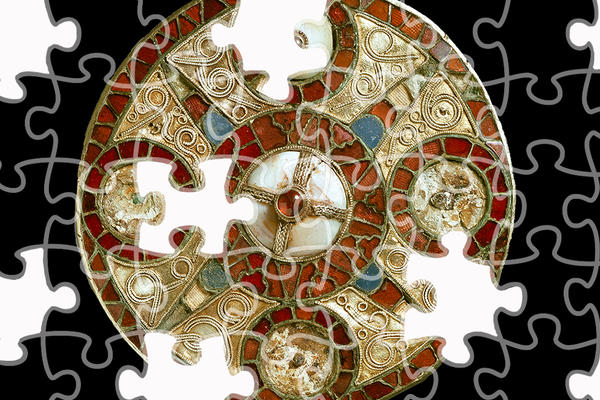 Anglo Saxon Brooch Jigsaw Image