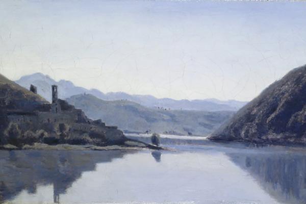 Lago di Piediluco, Umbria by Jean Baptiste-Camille Corot (1796-1875)