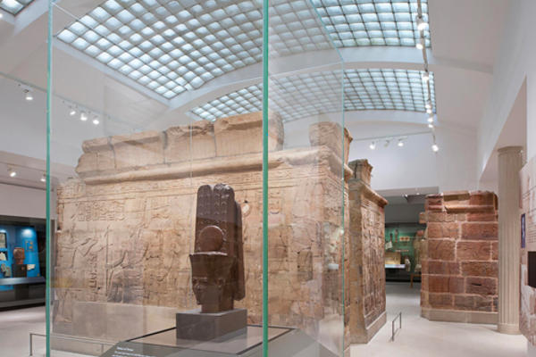 Museum Gallery of Ancient Egypt Objects