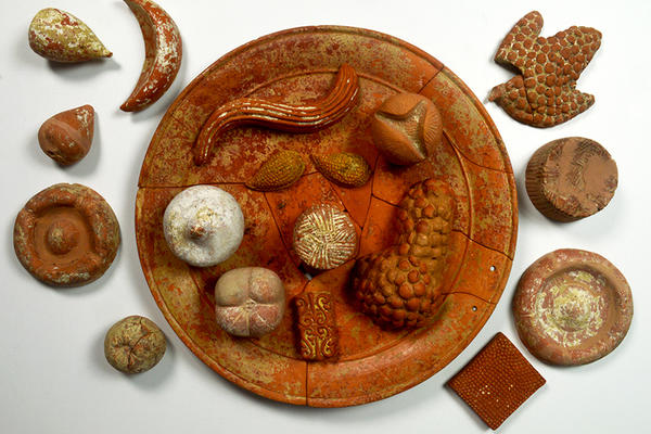 Terracotta models of foodstuff