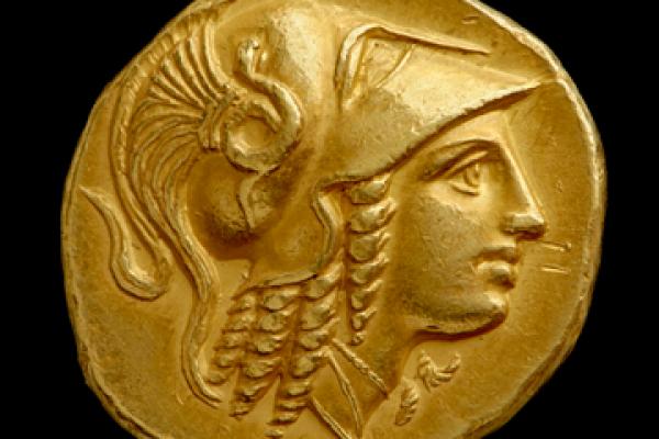 Gold stater of Alexander the Great from the Amphipolis mint