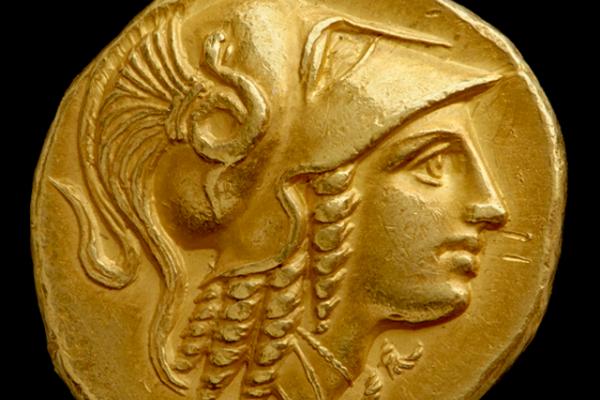 Gold stater of Alexander the Great from the Amphipolis mint