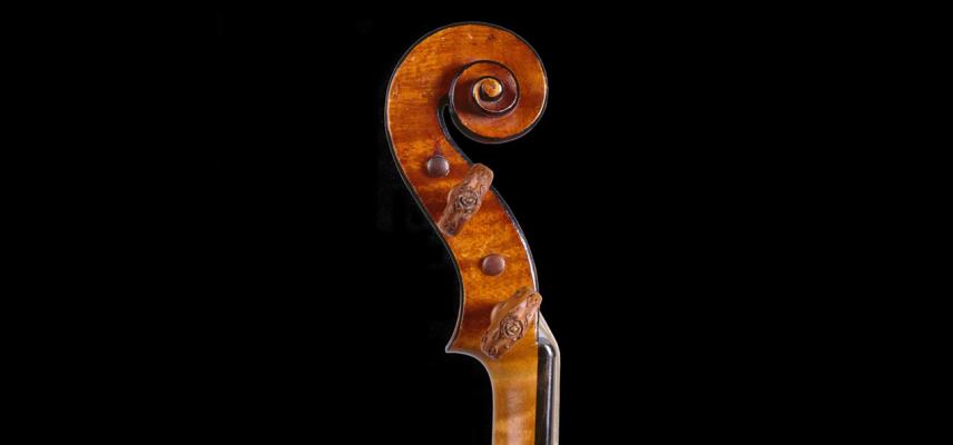 The ‘Messiah’ Violin by Antonio Stradivari (detail)