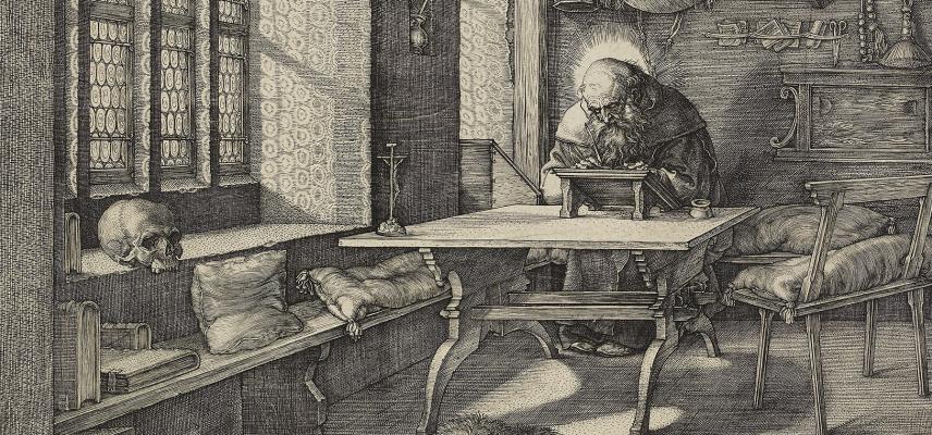 St Jerome in his Study by Albrecht Dürer at the Ashmolean