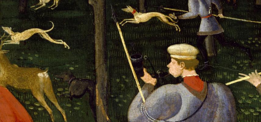 The Hunt in the Forest (detail) by Uccello