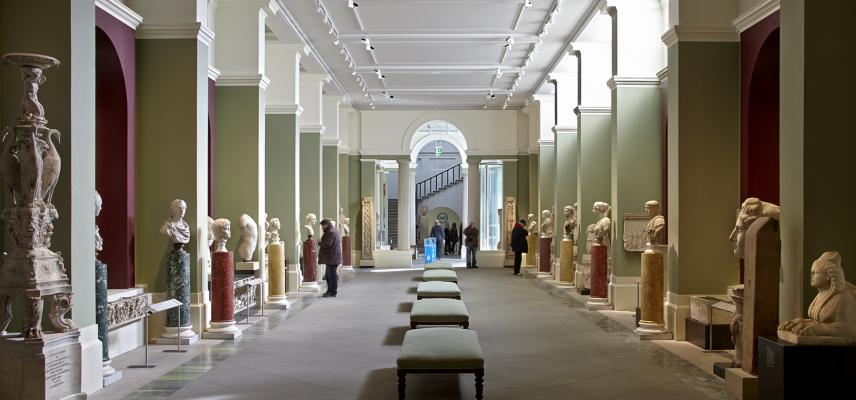 The Greek and Roman Sculpture Gallery at the Ashmolean Museum
