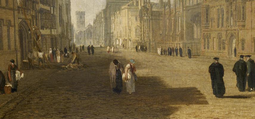 Turner's High Street (detail) by Joseph Mallord William Turner