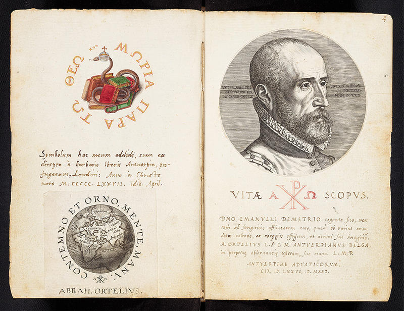 Album amicorum friendship drawings by Abraham Ortelius, 1576 and 1577