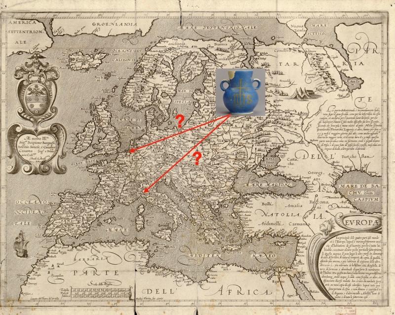 Map of Europae, 1600 by Arnoldo di Arnoldi