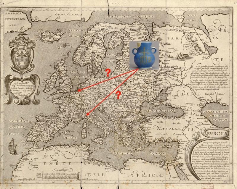 Map of Europe by Arnoldo di Arnoldi, 1600 Map of Europae, 1600 by Arnoldo di Arnoldi