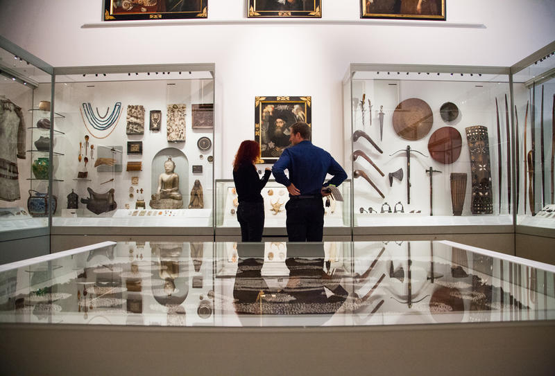 View within the Ashmolean Story Gallery in the Museum