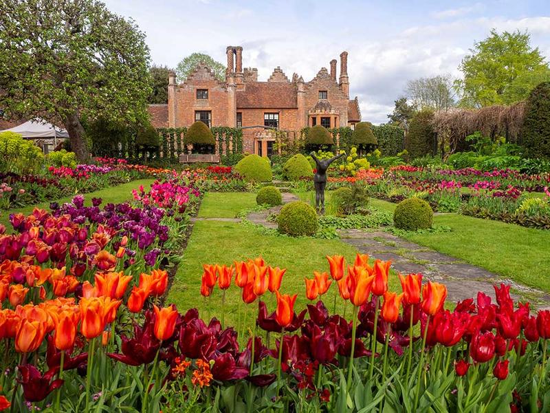 Chenies Manor in spring