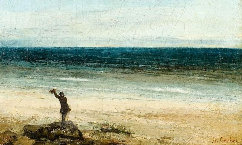 Le Bord de Mer a Palavas by Gustave Courbet, 1854