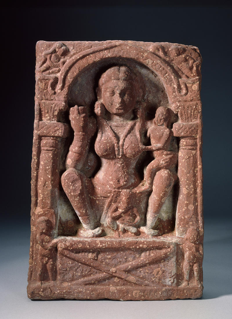 Sculpture of Hariti as protector of children