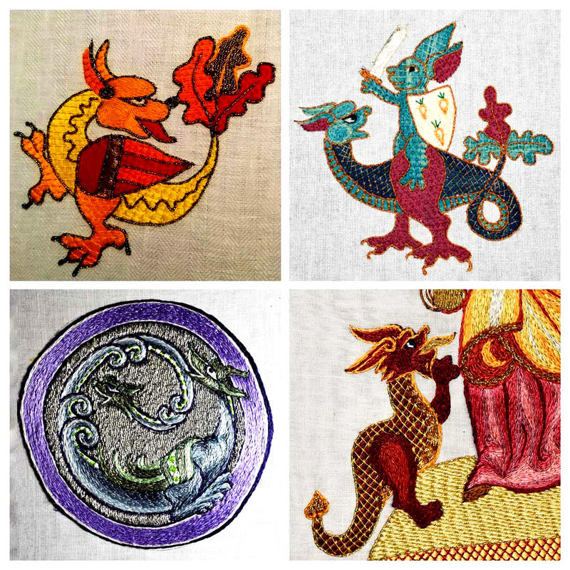 Embroidered Dragons, by Tanya Bentham