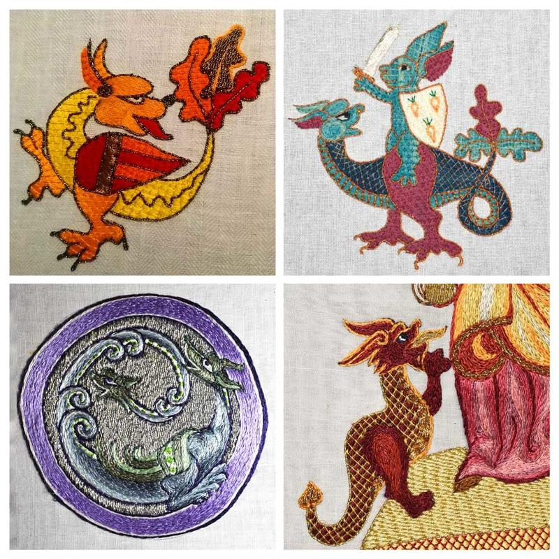 Embroidered Dragons, by Tanya Bentham