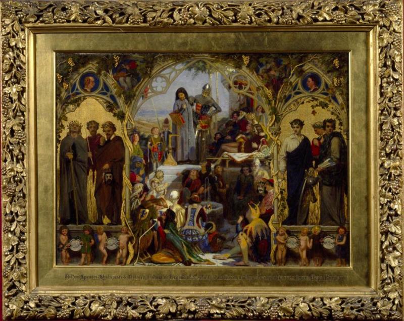 WA1920.3, Ford Madox Brown, The Fruits and Seeds of English Poetry © Ashmolean Museum Ford Madox Brown, The Fruits and Seeds of English Poetry, oil on canvas, 1845-53