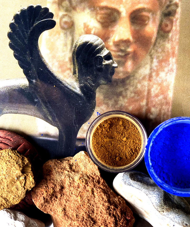 Natural pigments to use to create classical style artworks