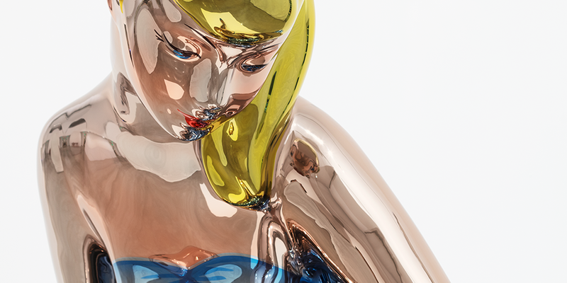 Jeff Koons (b. 1955) – Detail of Seated Ballerina © Jeff Koons Jeff Koons (b. 1955) – Detail of Seated Ballerina © Jeff Koons
