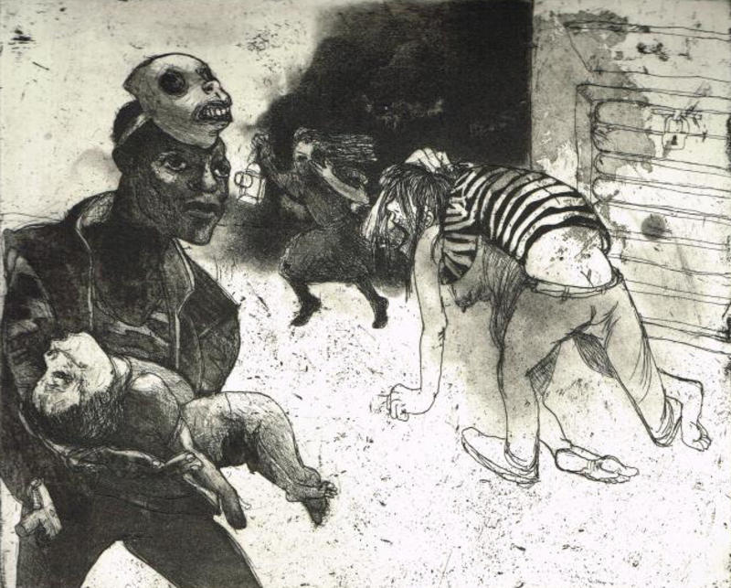 Marcelle hanselaar the crying game 2 2015 etching 38 x 42 cm c marcelle hanselaar ashmolean collection marcelle hanselaar the crying game 2 2015 etching 38 x 42 cm c marcelle hanselaar ashmolean collection