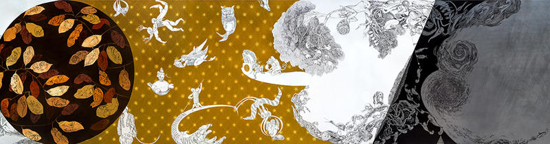 Beneath the Sea and the Sky, Who Holds the Ground (detail), Soma Surovi Jannat, 2024-25 Beneath the Sea and the Sky, Who Holds the Ground (detail), Soma Surovi Jannat, 2024-25