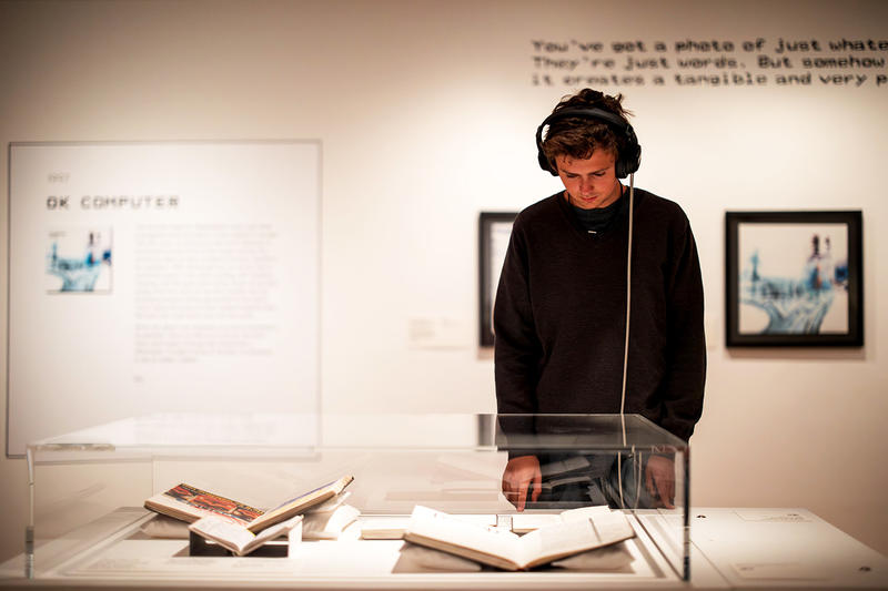 Rs131Visitor at one of the listening displays in the This is What You Get exhibition Visitor at one of the listening displays in the This is What You Get exhibition