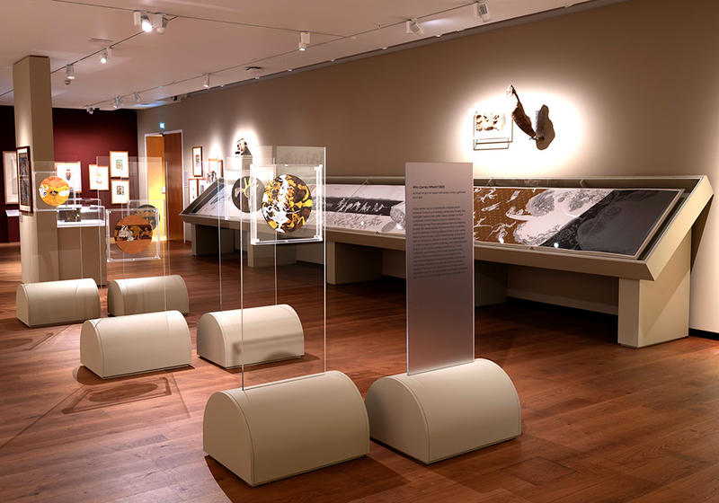 Inside Surovi's exhibition in Gallery 8