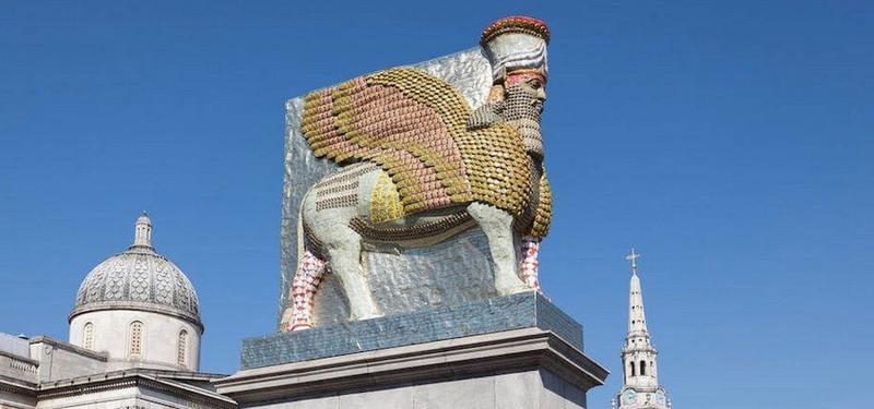 Michael Rakowitz, The Invisible Enemy Should Not Exist, the Fourth Plinth, Trafalgar Square,