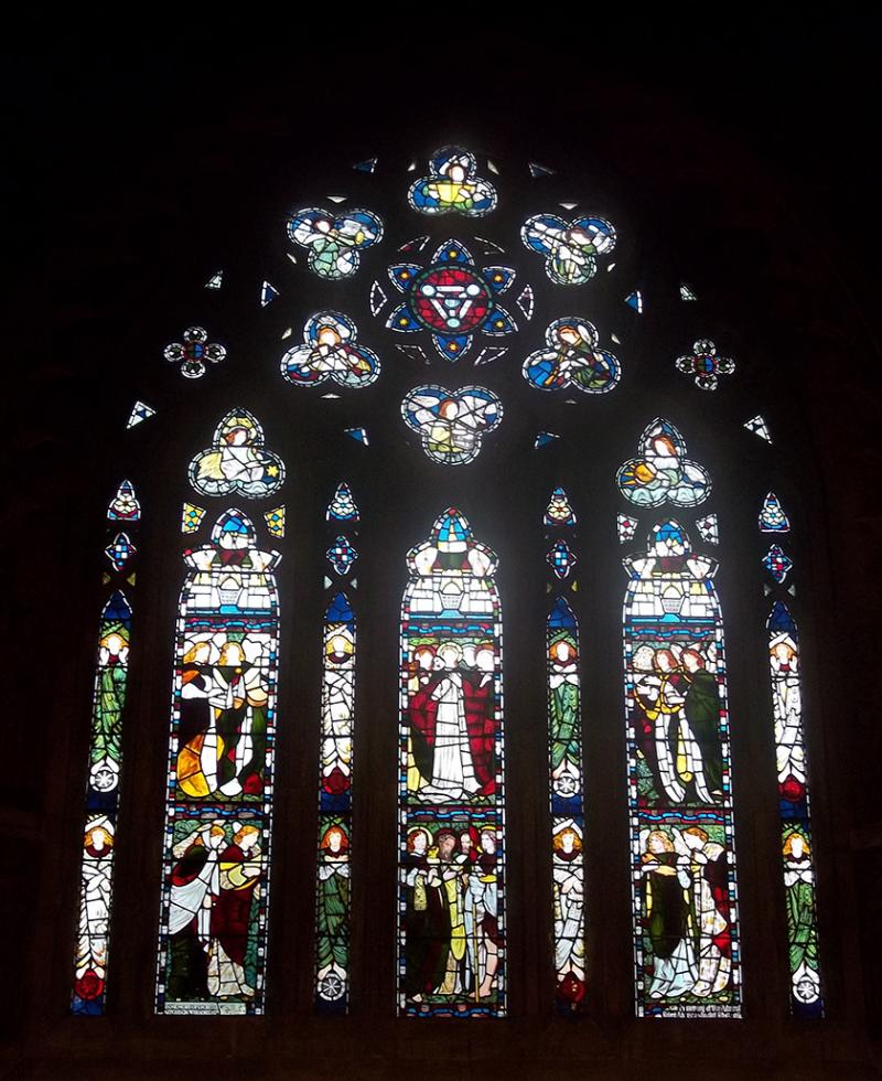 St Michael and all angels church, Lyndhurst, Stained glass window St Michael and all angels church, Lyndhurst, Stained glass window