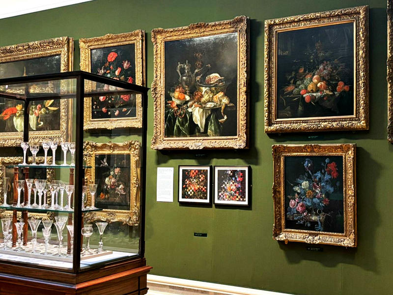 Still life paintings gallery with 2 x Aliki Braine artworks on show 