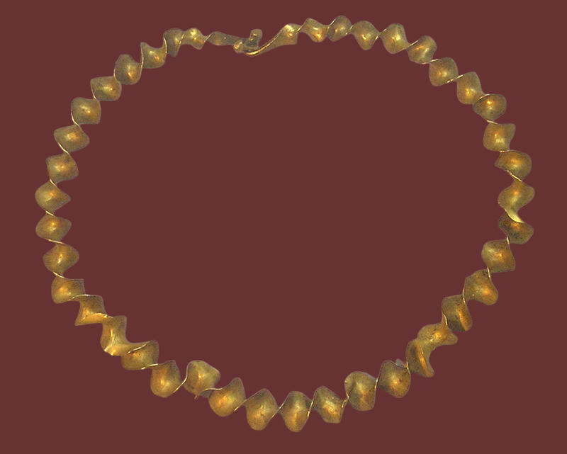 Todd ribbon torc from a late Bronze Age hoard
