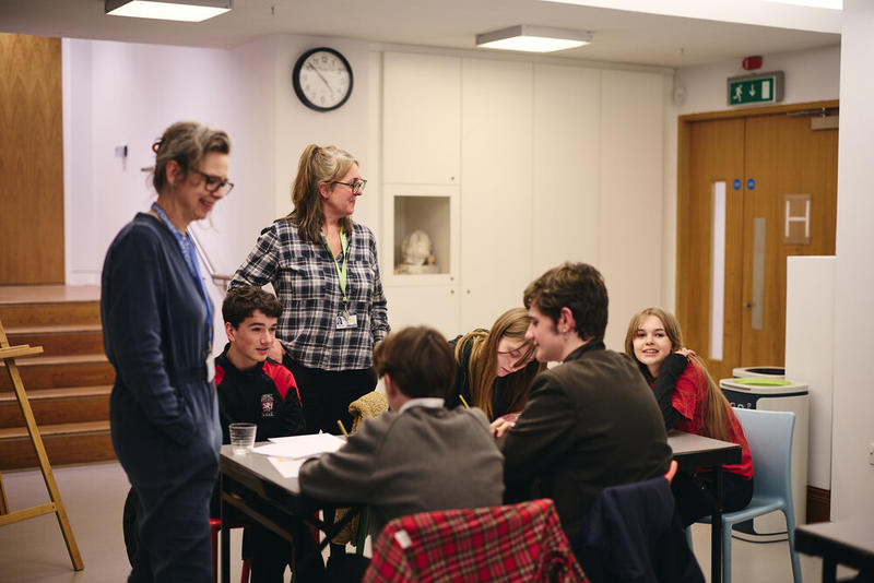Student workshop at the Ashmolean