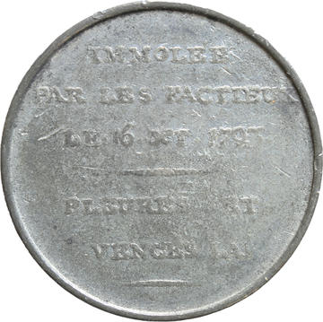 11rev white metal medallion