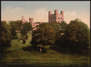 Penrhyn Castle, Bangor, c.1890-1900; postcard from the Library of Congress