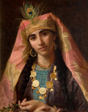 Scheherazade by Sophie Anderson - oil on canvas 