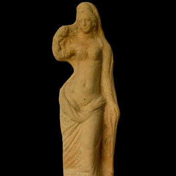 Statuette of Aphrodite, 43–410 CE, Gloucestershire in Roman Britain Terracotta. AN1949.182 Statuette of Aphrodite, 43–410 CE Gloucestershire in Roman Britain Terracotta. AN1949.182