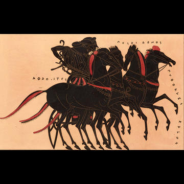 Aphrodite astride horses Aphrodite astride horses