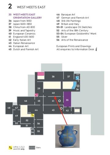 Ashmolean Floorplan level 2 Ashmolean floorplan level 2