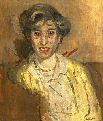 A painting of Ethel Sands by Walter Sickert