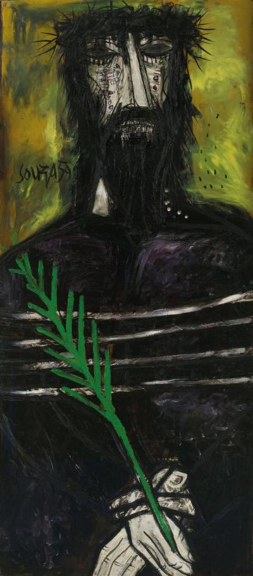 Francis Newton Souza (1924–2002), Christ on Palm Sunday, 1959 © Estate of F N Souza. All rights reserved, DACS 2017 Francis Newton Souza (1924–2002), Christ on Palm Sunday, 1959 © Estate of F N Souza. All rights reserved, DACS 2017