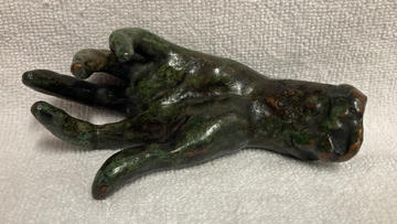 Rodin (after), Georges Rudier (founder); Study of a Hand, bronze, early 20th Century; WA1959.11 Rodin (after), Georges Rudier (founder); Study of a Hand, bronze, early 20th Century; WA1959.11