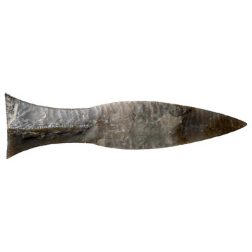 Stone sculptured into a dagger shape